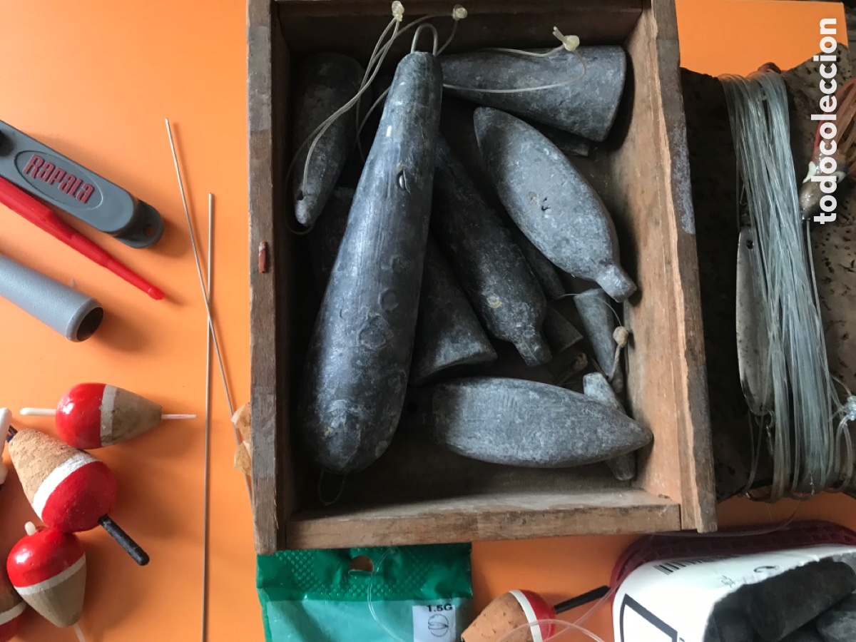 Coleccionismo deportivo: Lote aparejo pesca - Foto 3