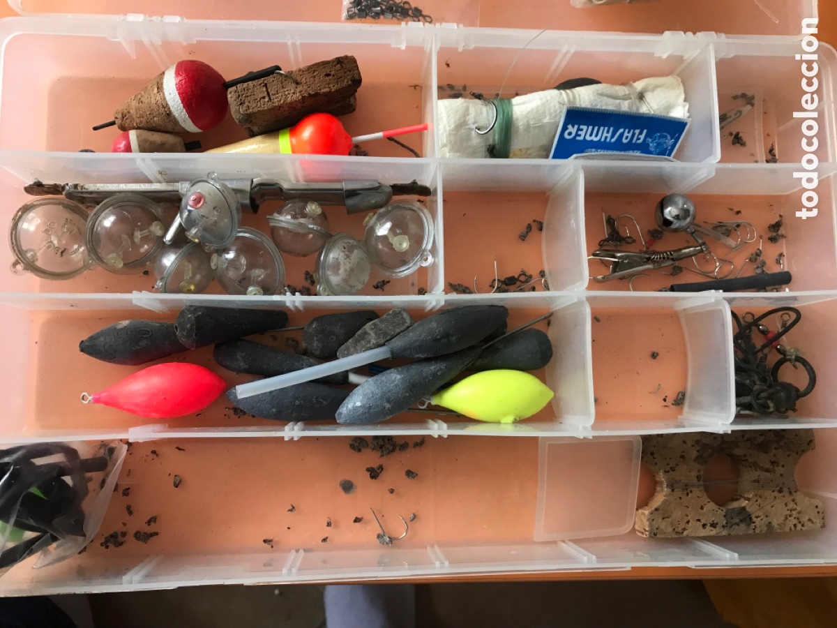 Coleccionismo deportivo: Lote aparejo pesca - Foto 8