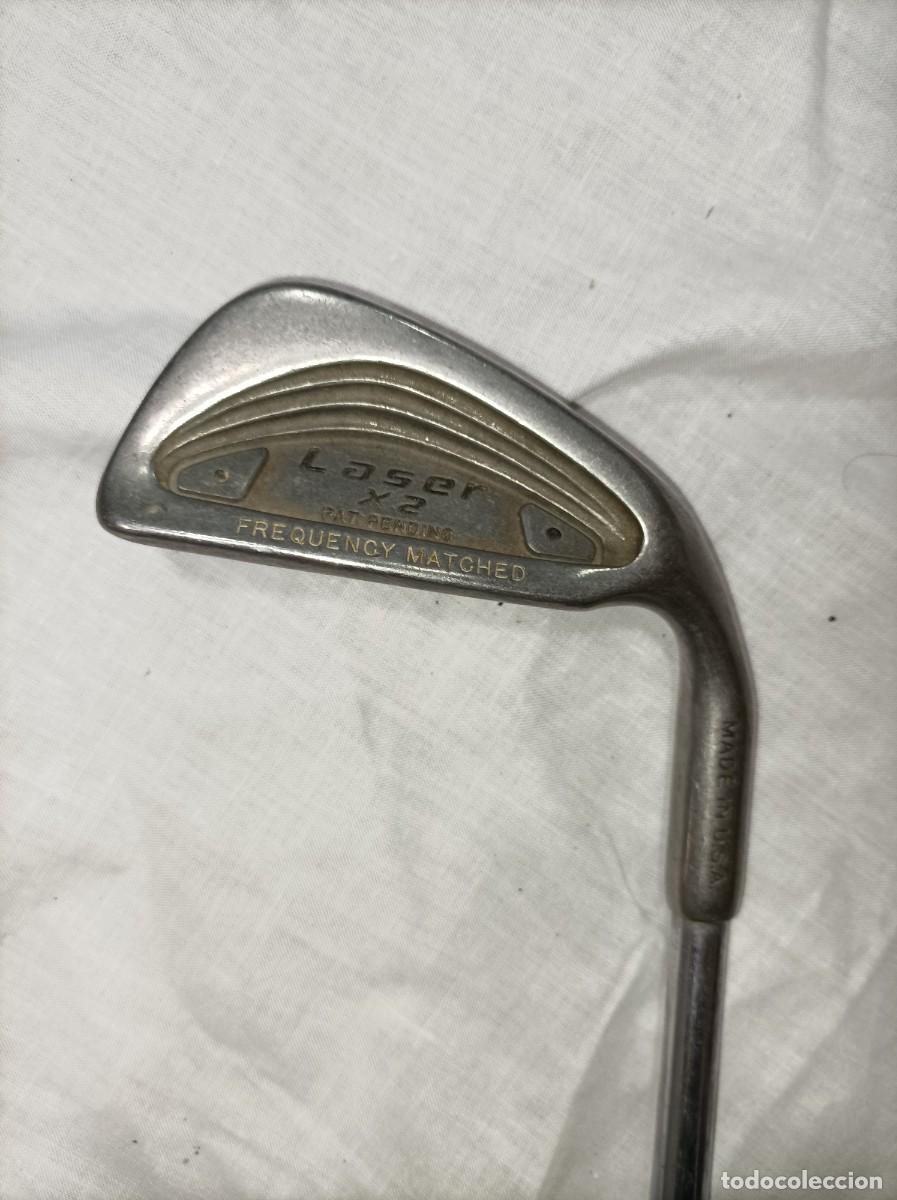 Sammelleidenschaft Sport: PALO DE GOLF - HIERRO 7 GOLDEN RAM LASER X2 PAT PENDING