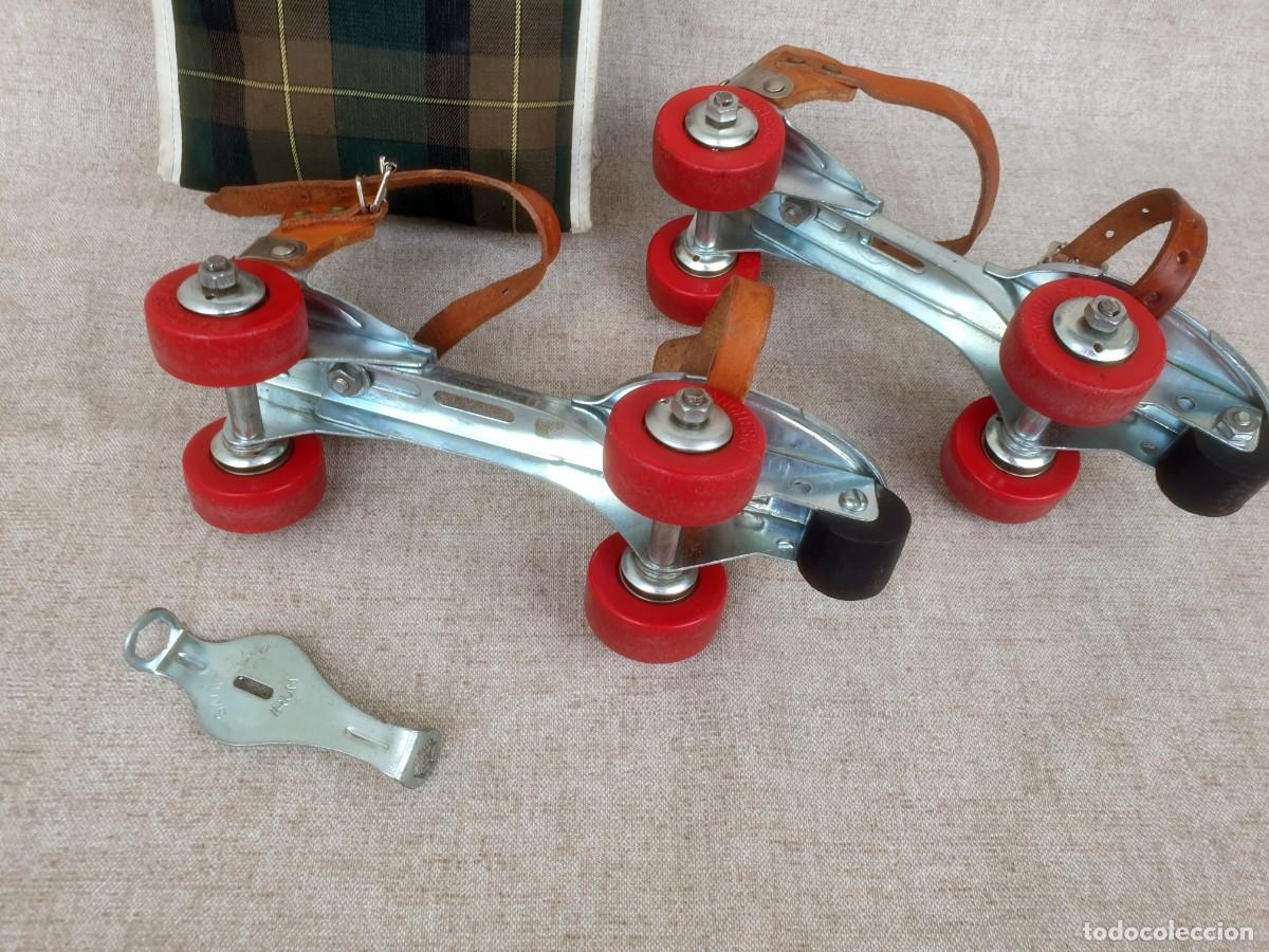 Coleccionismo deportivo: PATINES SANCHESKI CON BOLSA Y LLAVE - Foto 5
