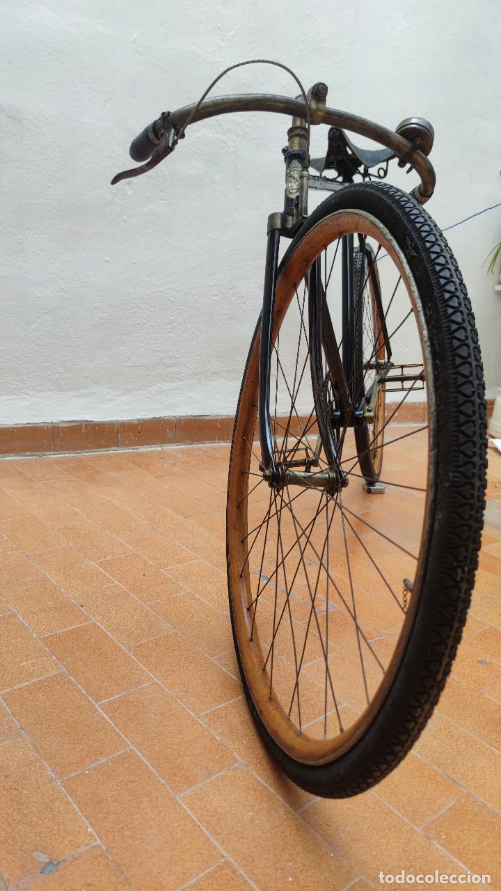 Coleccionismo deportivo: BICICLETA SANROM&Aacute; C. 1913 - Foto 3