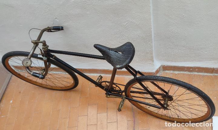 Coleccionismo deportivo: BICICLETA SANROM&Aacute; C. 1913 - Foto 4