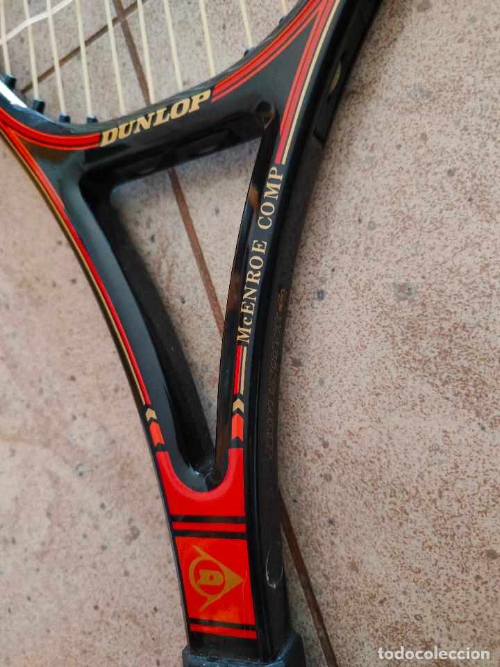 Coleccionismo deportivo: Raqueta de tenis Dunlop McEnroe Comp - Foto 4