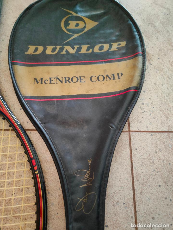 Coleccionismo deportivo: Raqueta de tenis Dunlop McEnroe Comp - Foto 5