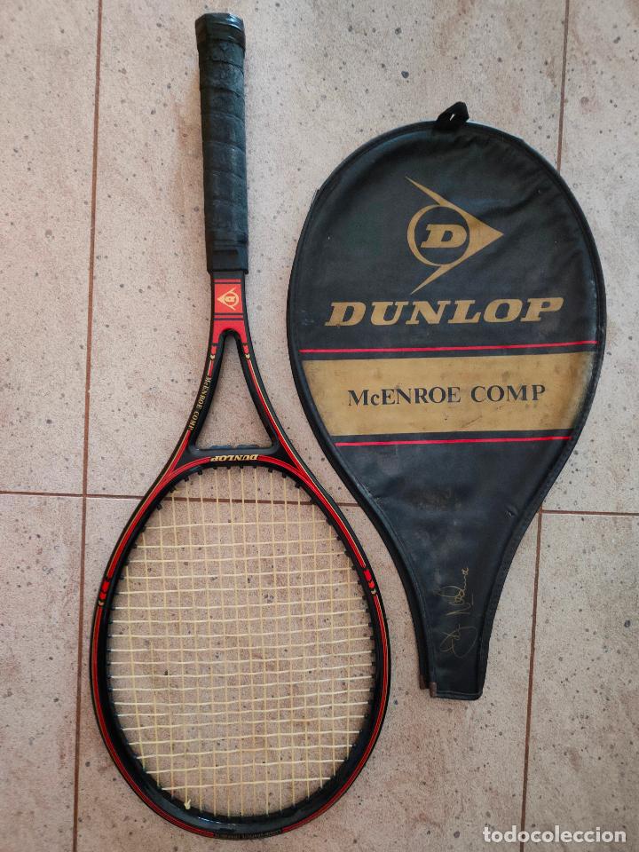 Coleccionismo deportivo: Raqueta de tenis Dunlop McEnroe Comp - Foto 1