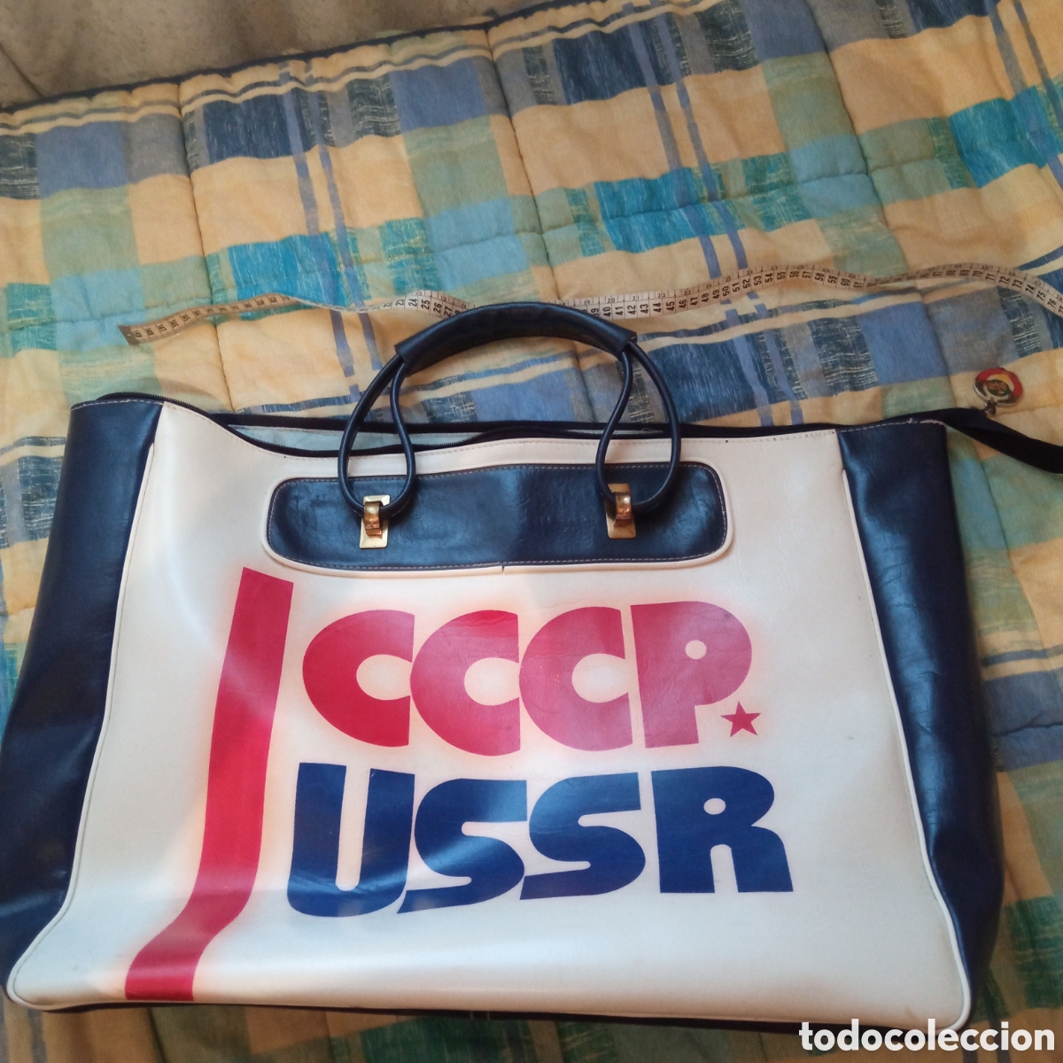Collectionnisme sportif: CCCP bolsa deporte Urss Ussr Rusia Olimp&iacute;adas 1980