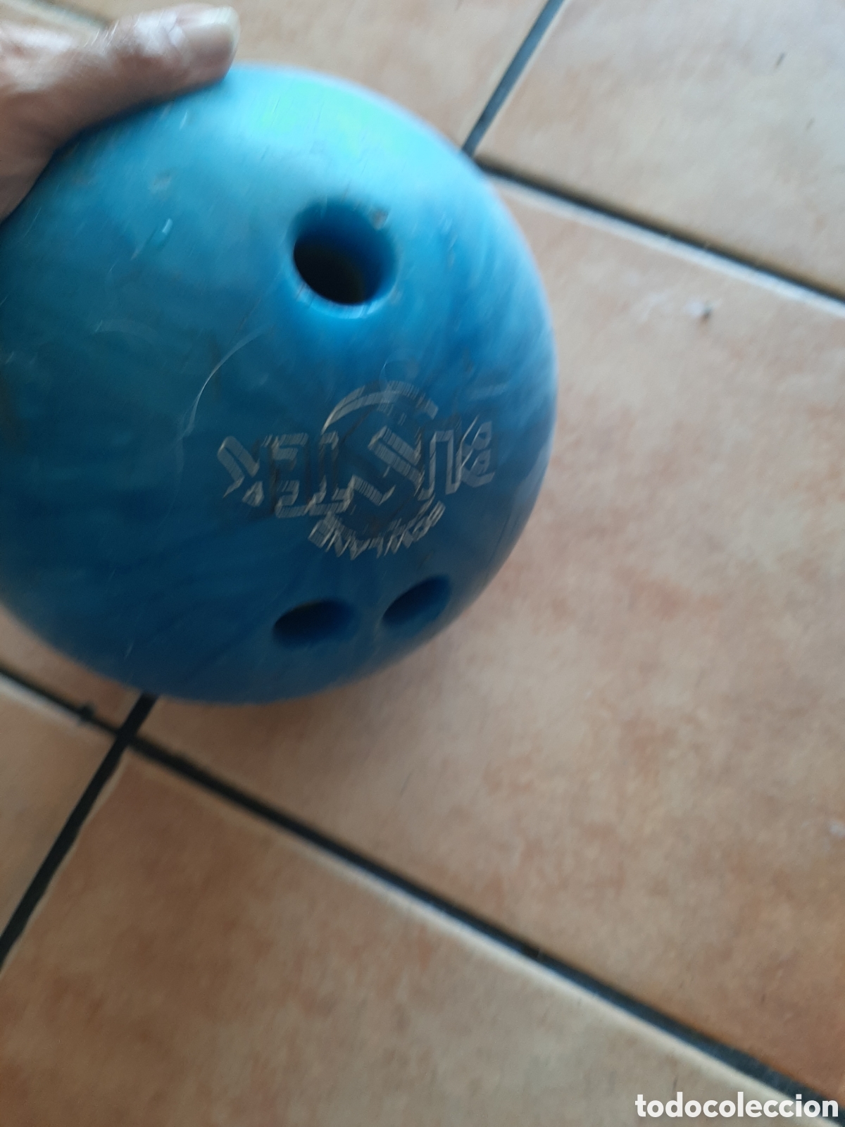 Coleccionismo deportivo: BOLA HISPA BOWLING BOULAND BASTER NUM 12 - Foto 3