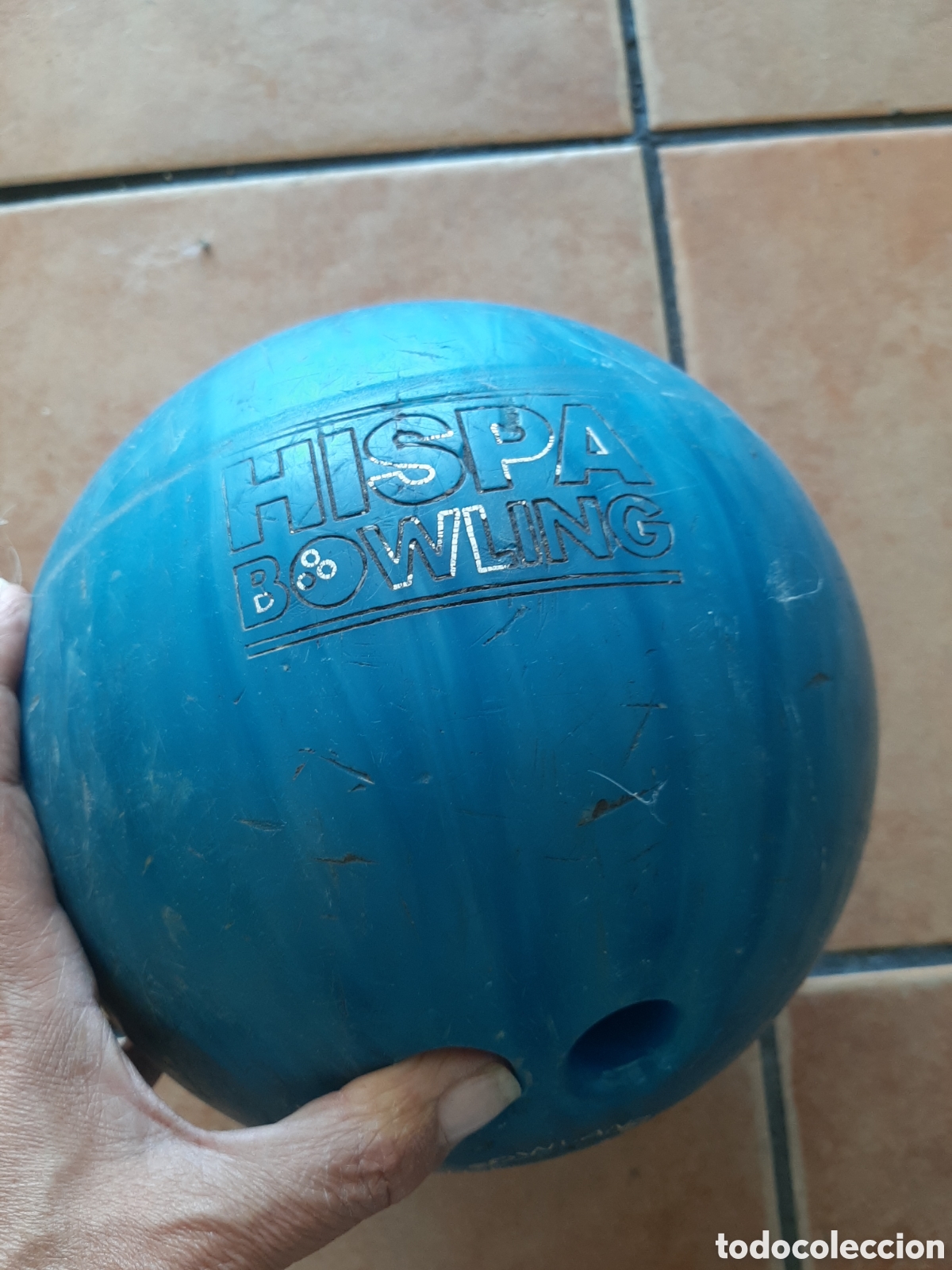 Coleccionismo deportivo: BOLA HISPA BOWLING BOULAND BASTER NUM 12 - Foto 1