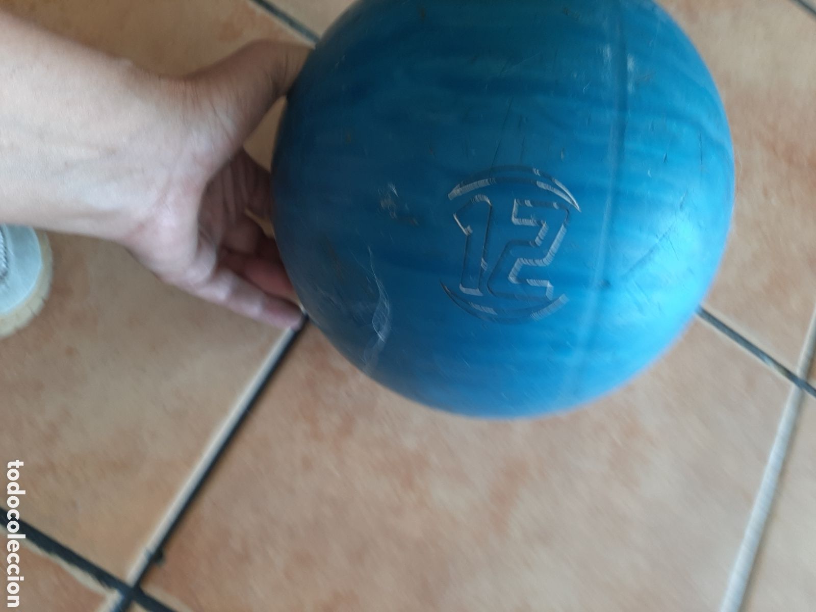 Coleccionismo deportivo: BOLA HISPA BOWLING BOULAND BASTER NUM 12 - Foto 5