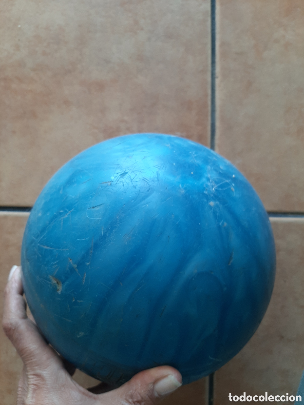 Coleccionismo deportivo: BOLA HISPA BOWLING BOULAND BASTER NUM 12 - Foto 2