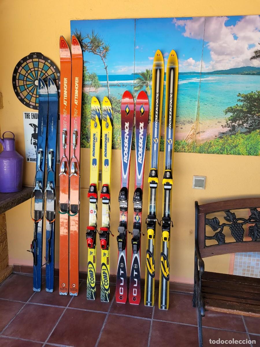 Coleccionismo deportivo: LOTE DE ESQU&Iacute;ES - Foto 1