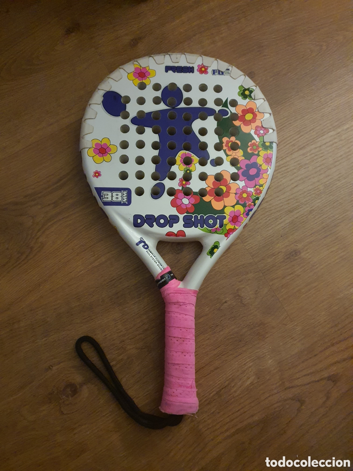 Coleccionismo deportivo: pala drop shot en perfecto estado - Foto 3