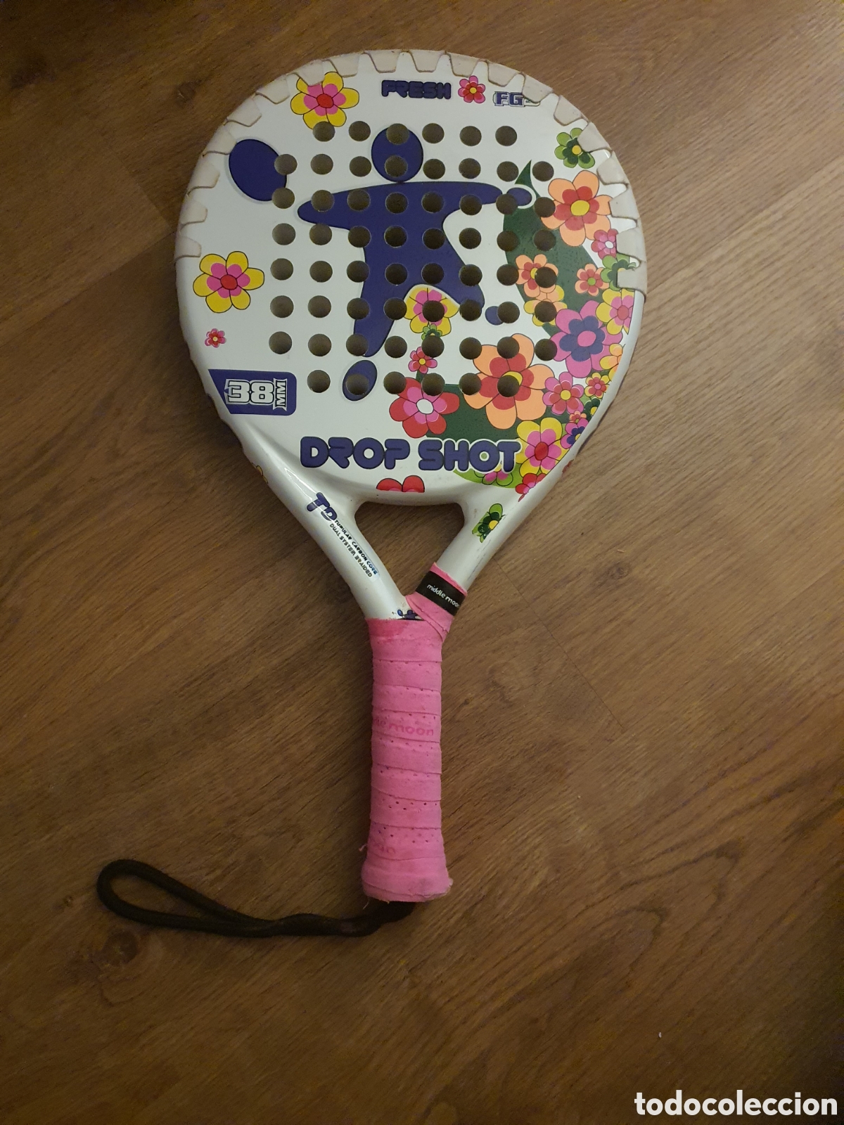 Coleccionismo deportivo: pala drop shot en perfecto estado - Foto 1