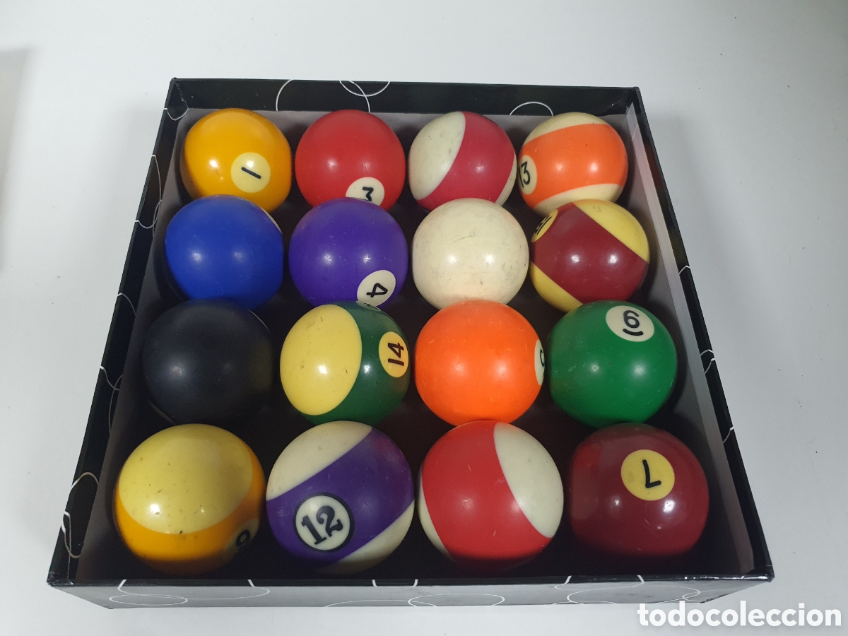 Colecionismo desportivo: Bolas de billar de 5.5 cm diametro