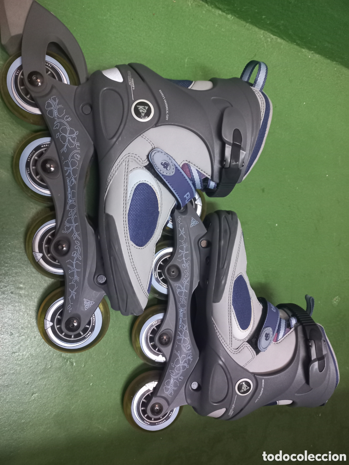 Coleccionismo deportivo: Patines en l&iacute;nea K2 de mujer - Foto 9