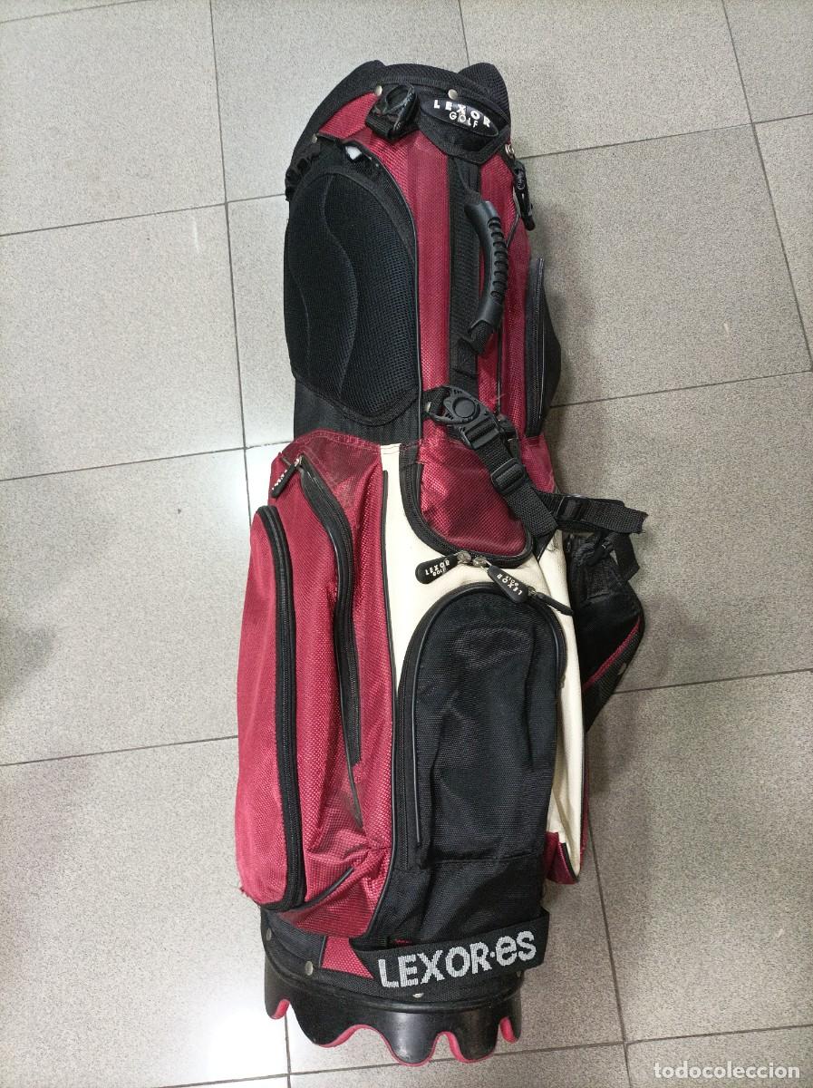 Coleccionismo deportivo: BOLSA LEXOR GOLF ROJA Y NEGRA - Foto 1