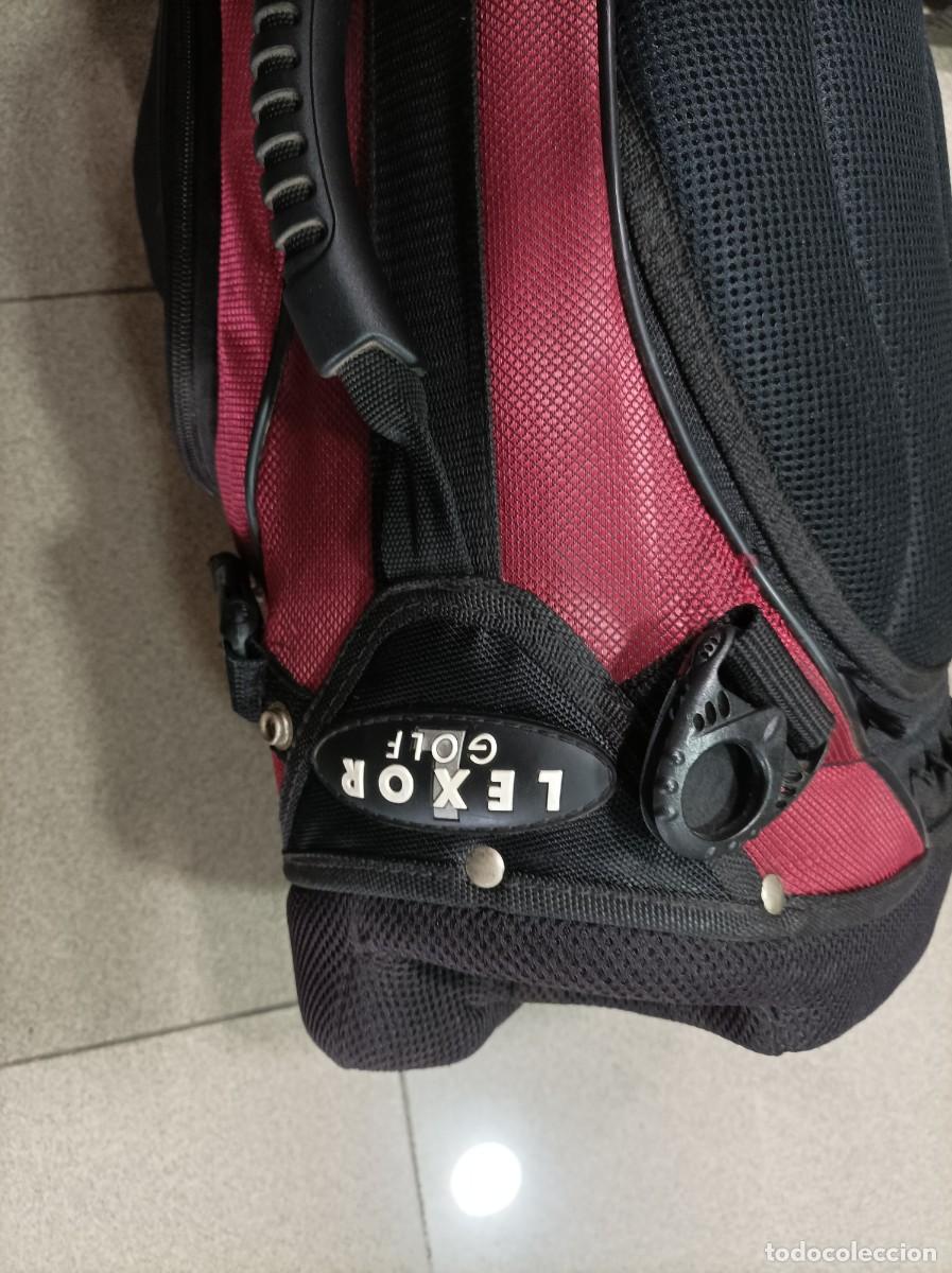 Coleccionismo deportivo: BOLSA LEXOR GOLF ROJA Y NEGRA - Foto 4
