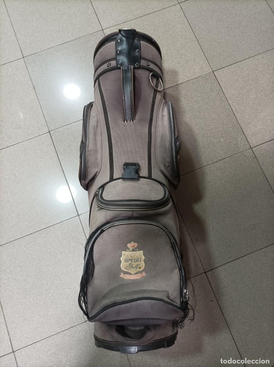 Coleccionismo deportivo: BOLSA DE GOLF - MR. SCOTT GOLF MARR&Oacute;N - Foto 1