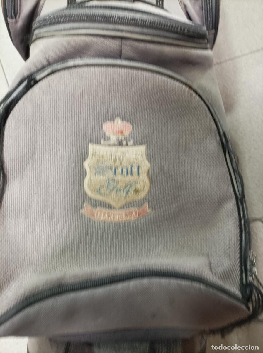 Coleccionismo deportivo: BOLSA DE GOLF - MR. SCOTT GOLF MARR&Oacute;N - Foto 2