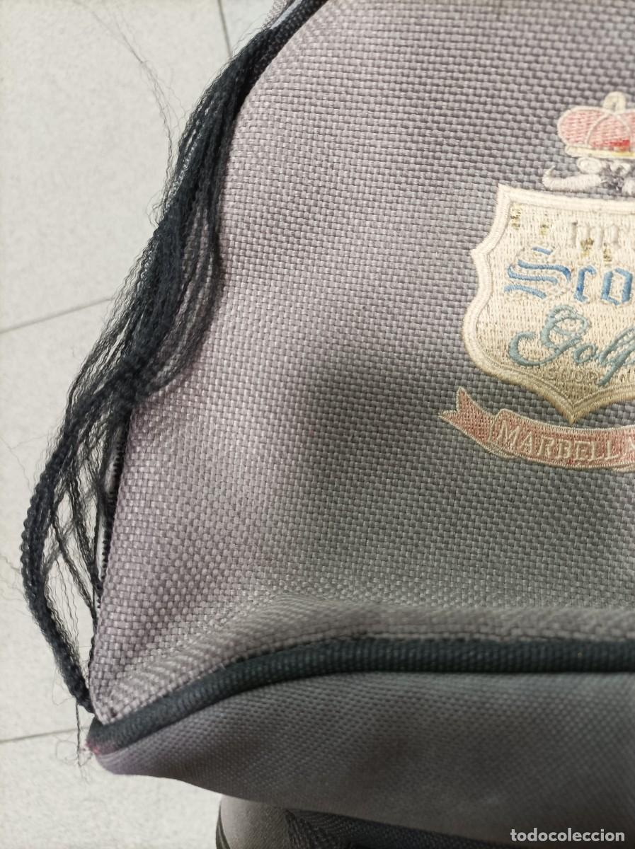 Coleccionismo deportivo: BOLSA DE GOLF - MR. SCOTT GOLF MARR&Oacute;N - Foto 3
