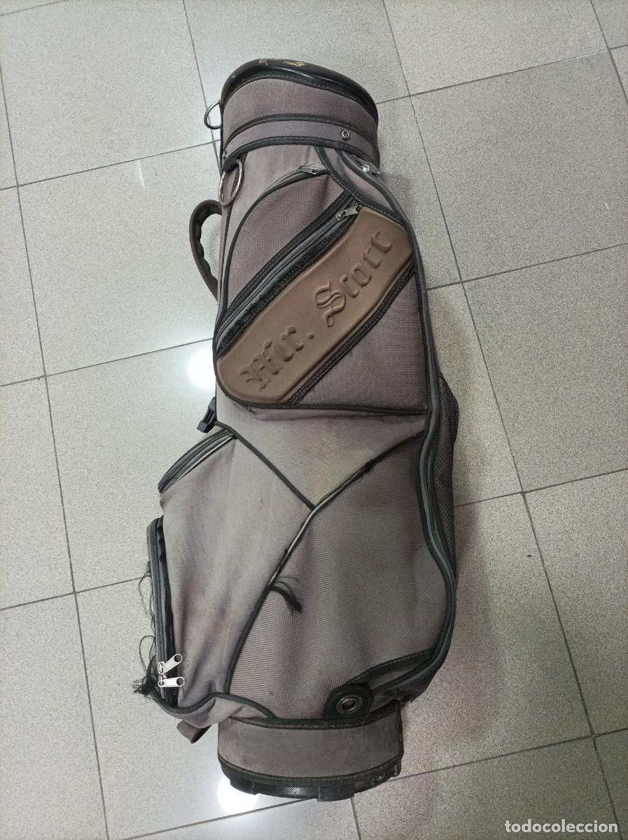 Coleccionismo deportivo: BOLSA DE GOLF - MR. SCOTT GOLF MARR&Oacute;N - Foto 5