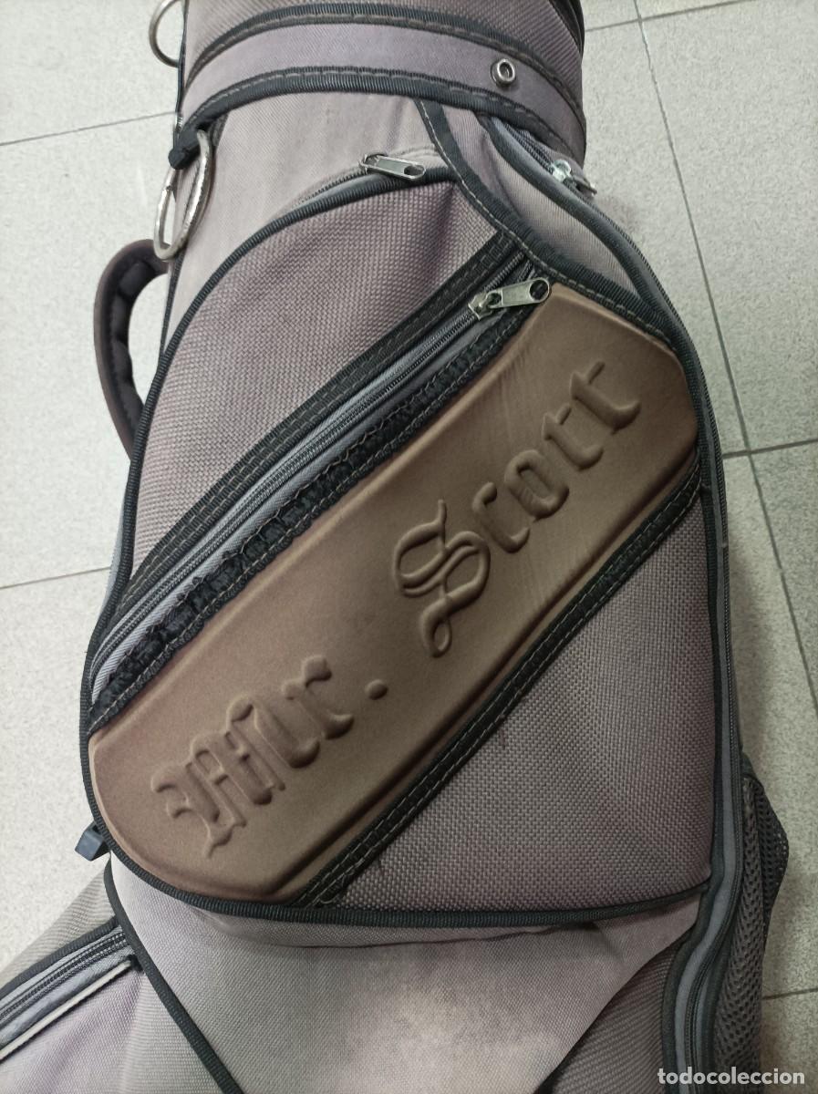 Coleccionismo deportivo: BOLSA DE GOLF - MR. SCOTT GOLF MARR&Oacute;N - Foto 6