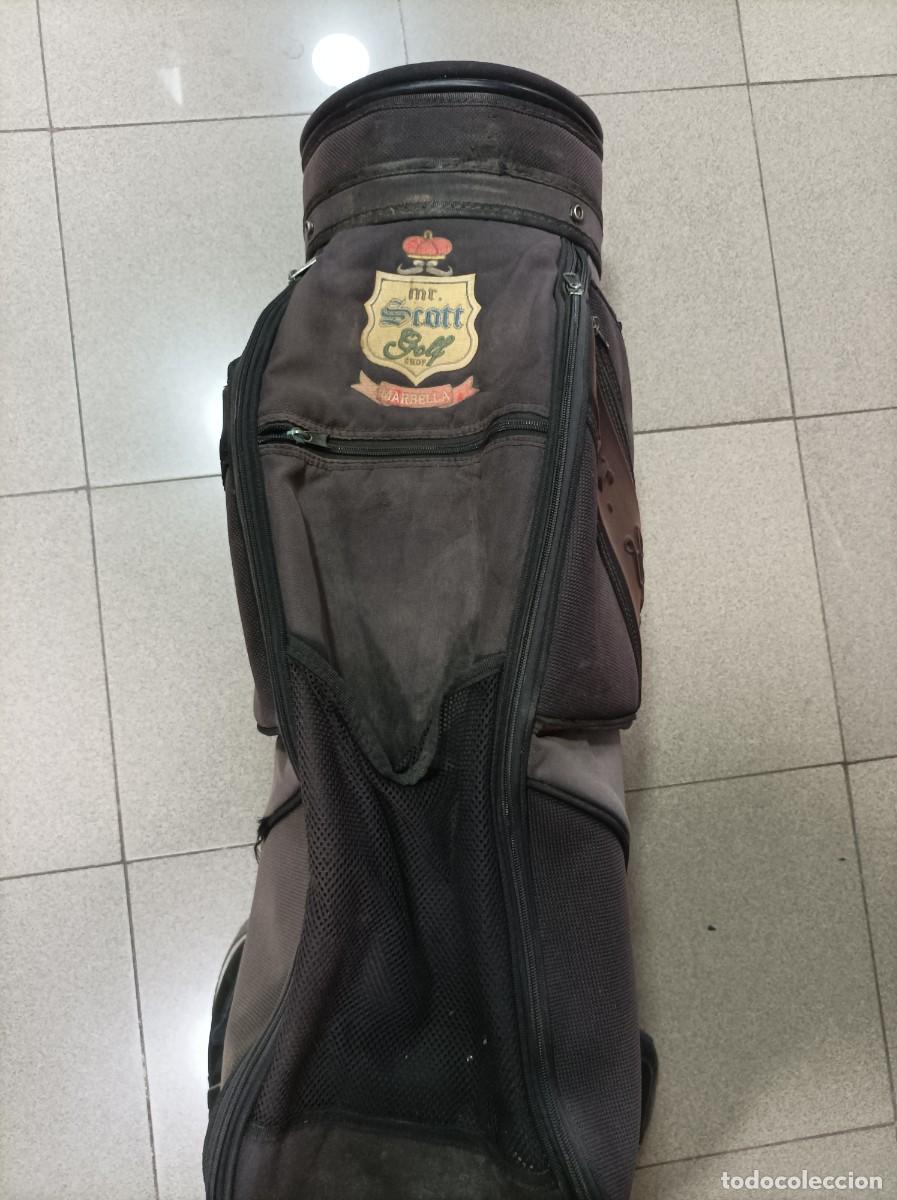 Coleccionismo deportivo: BOLSA DE GOLF - MR. SCOTT GOLF MARR&Oacute;N - Foto 7