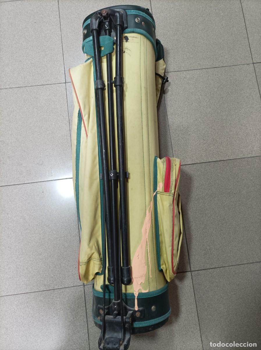 Coleccionismo deportivo: BOLSA DE GOLF VINTAGE VERDE - Foto 2