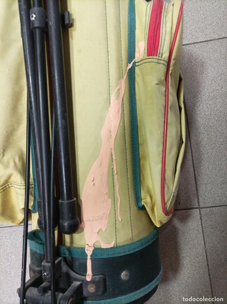 Coleccionismo deportivo: BOLSA DE GOLF VINTAGE VERDE - Foto 3