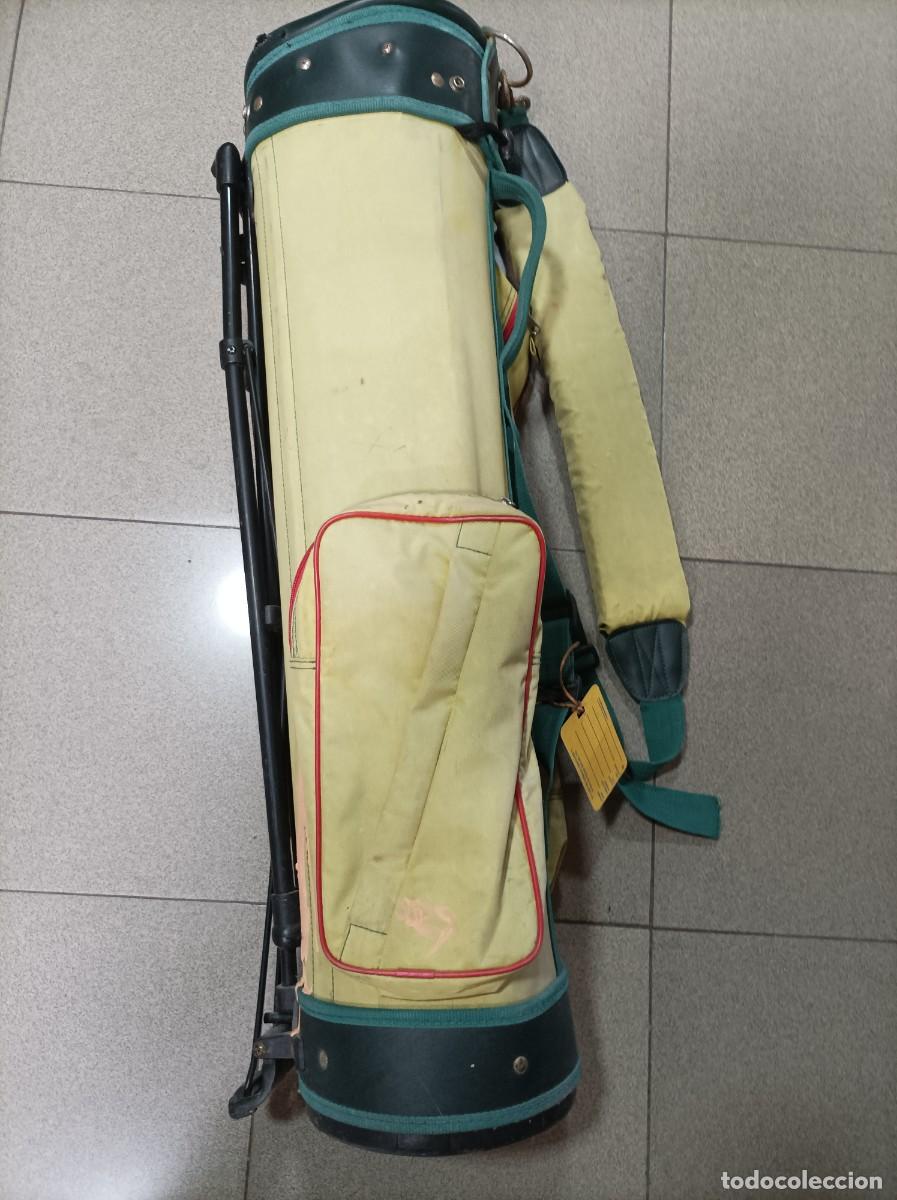 Coleccionismo deportivo: BOLSA DE GOLF VINTAGE VERDE - Foto 4
