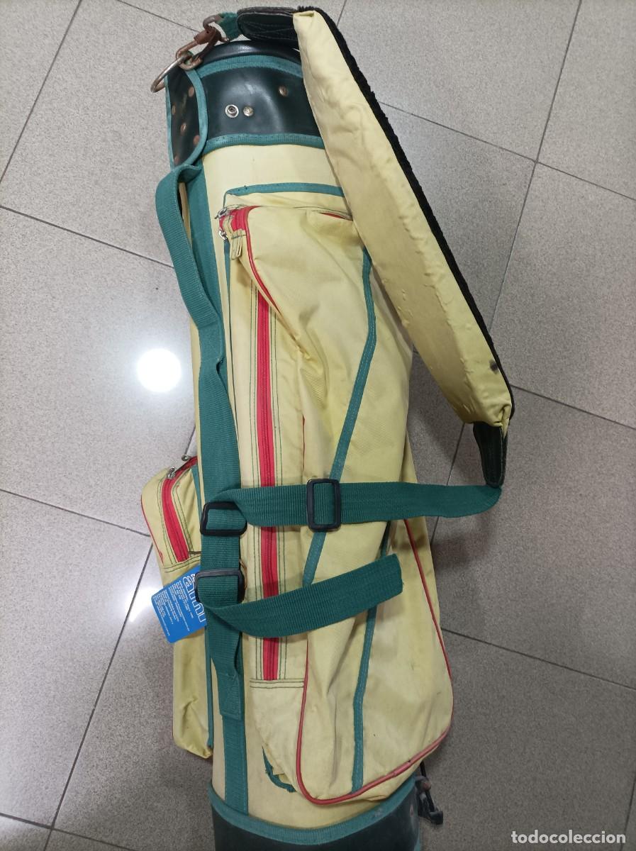 Coleccionismo deportivo: BOLSA DE GOLF VINTAGE VERDE - Foto 5