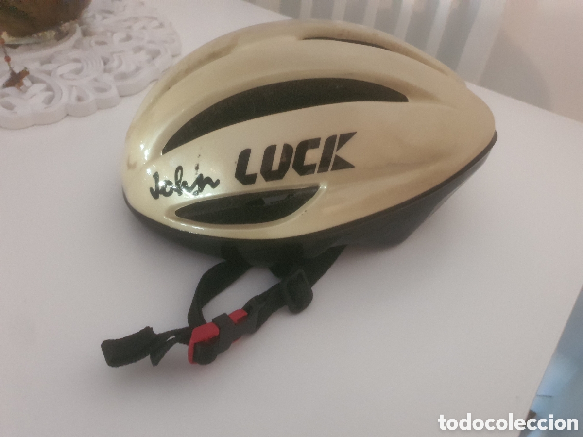 Sports collectibles: casco de bicicleta john luck