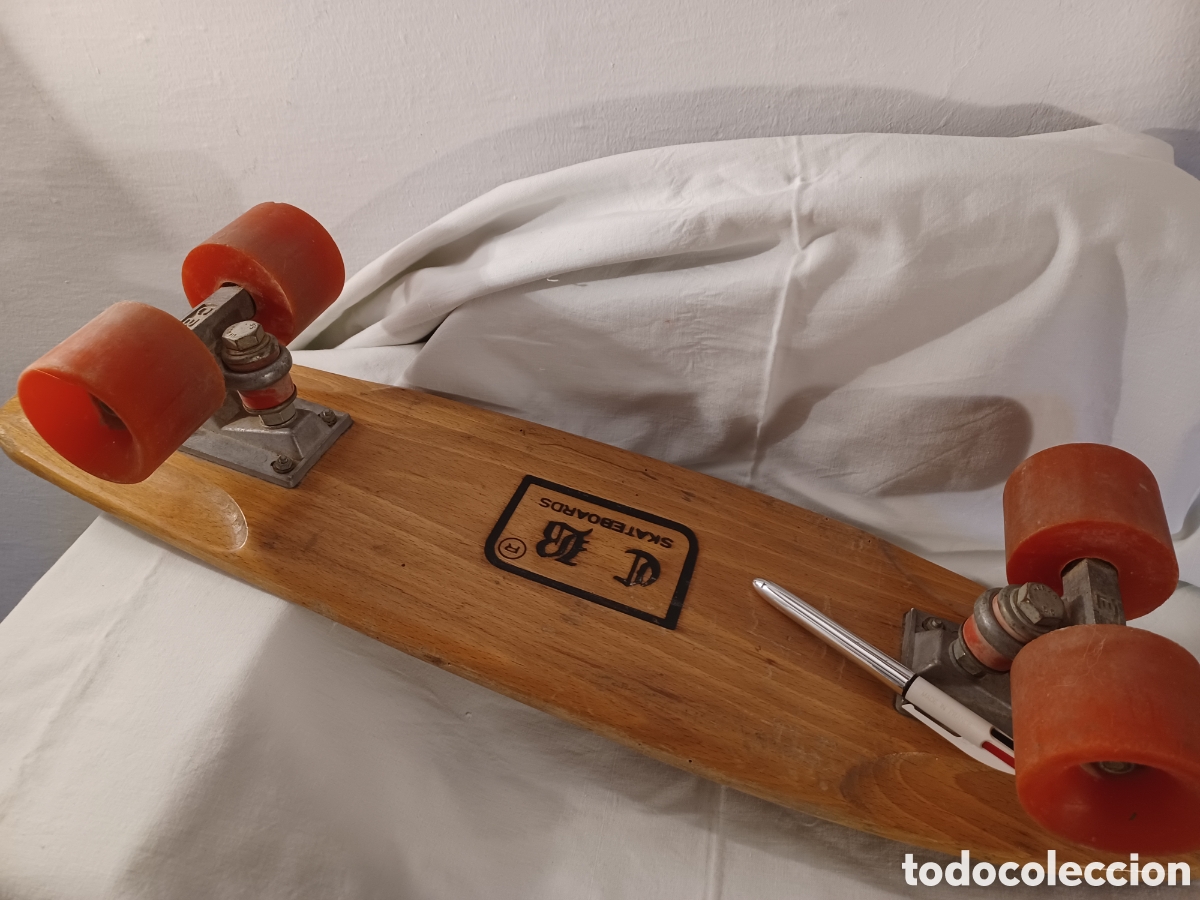 Coleccionismo deportivo: Monopatin CB Skateboards. Joys retro - Foto 2