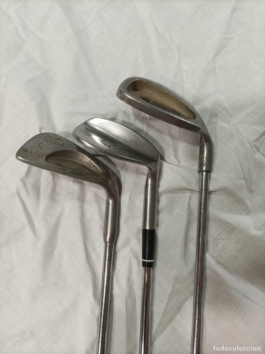 Coleccionismo deportivo: LOTE 3 PALOS DE GOLF SIN CLASIFICAR Buenas marcas