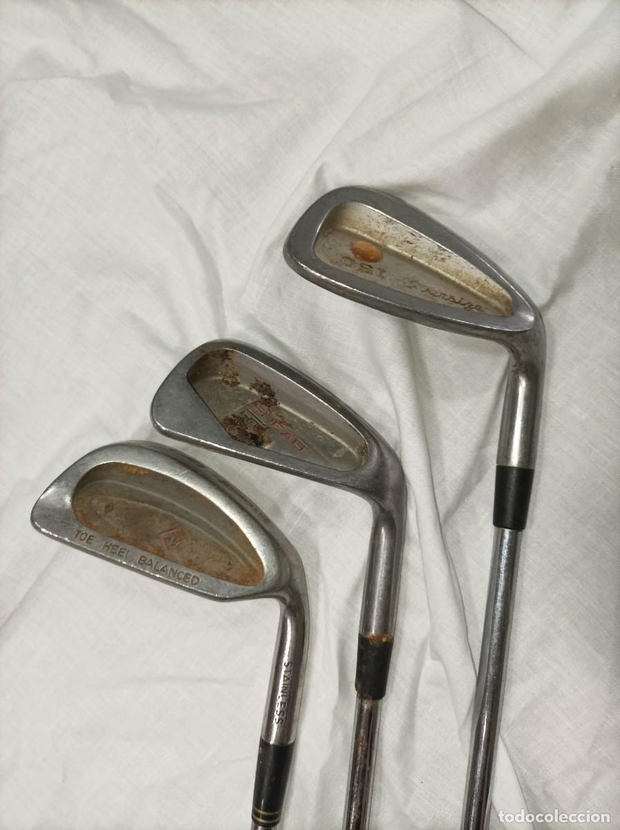 Coleccionismo deportivo: LOTE 3 PALOS DE GOLF SIN CLASIFICAR Buenas marcas