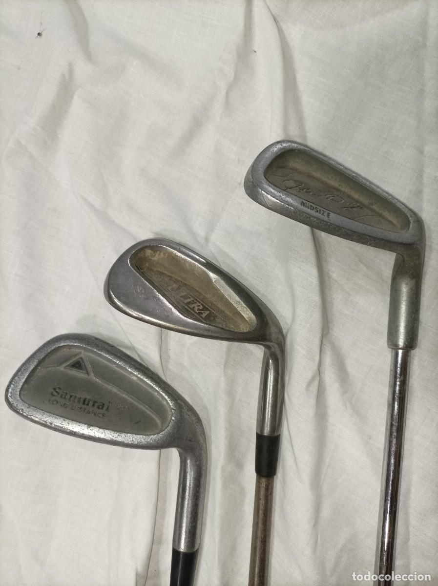 Coleccionismo deportivo: LOTE 3 PALOS DE GOLF SIN CLASIFICAR Buenas marcas