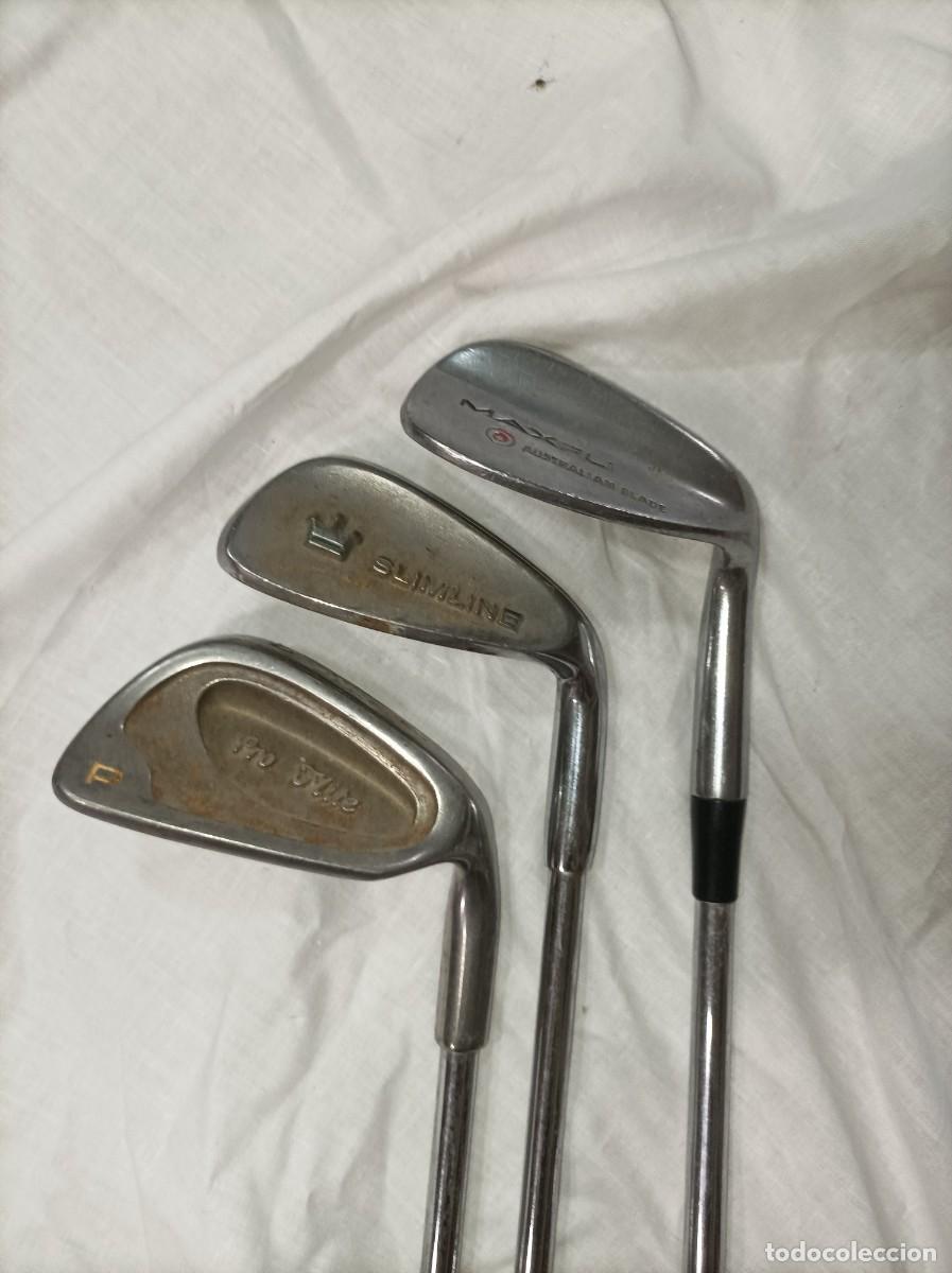 Coleccionismo deportivo: LOTE 3 PALOS DE GOLF SIN CLASIFICAR Buenas marcas