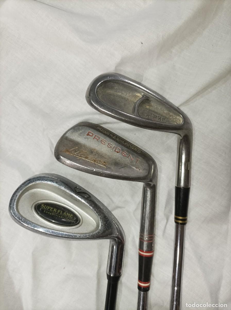 Coleccionismo deportivo: LOTE 3 PALOS DE GOLF SIN CLASIFICAR Buenas marcas