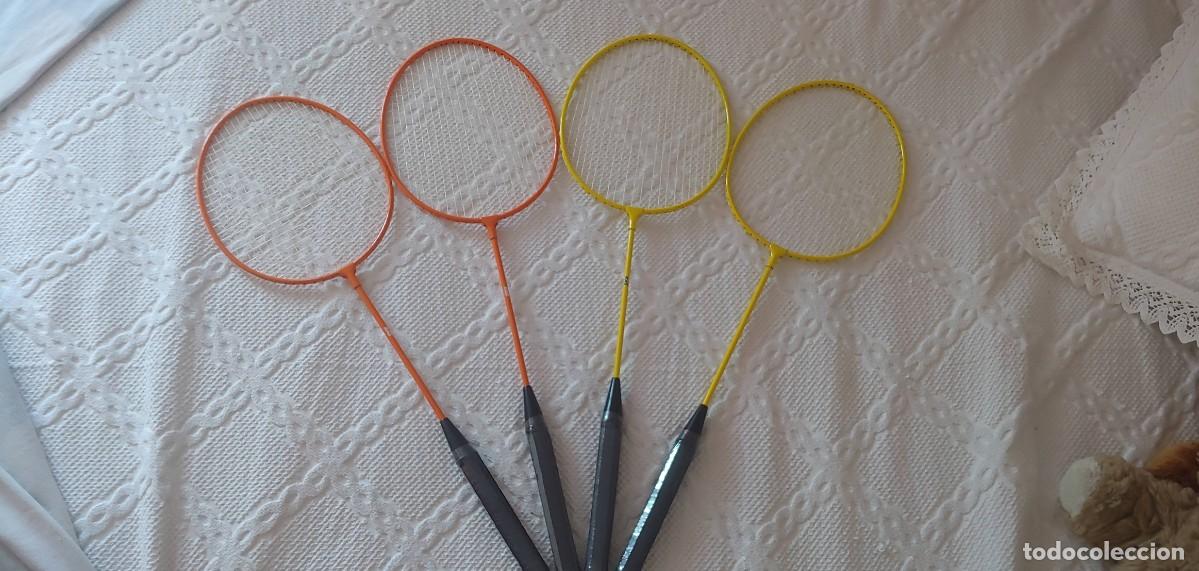 Coleccionismo deportivo: 4 Raquetas badminton de KAS. - Foto 1