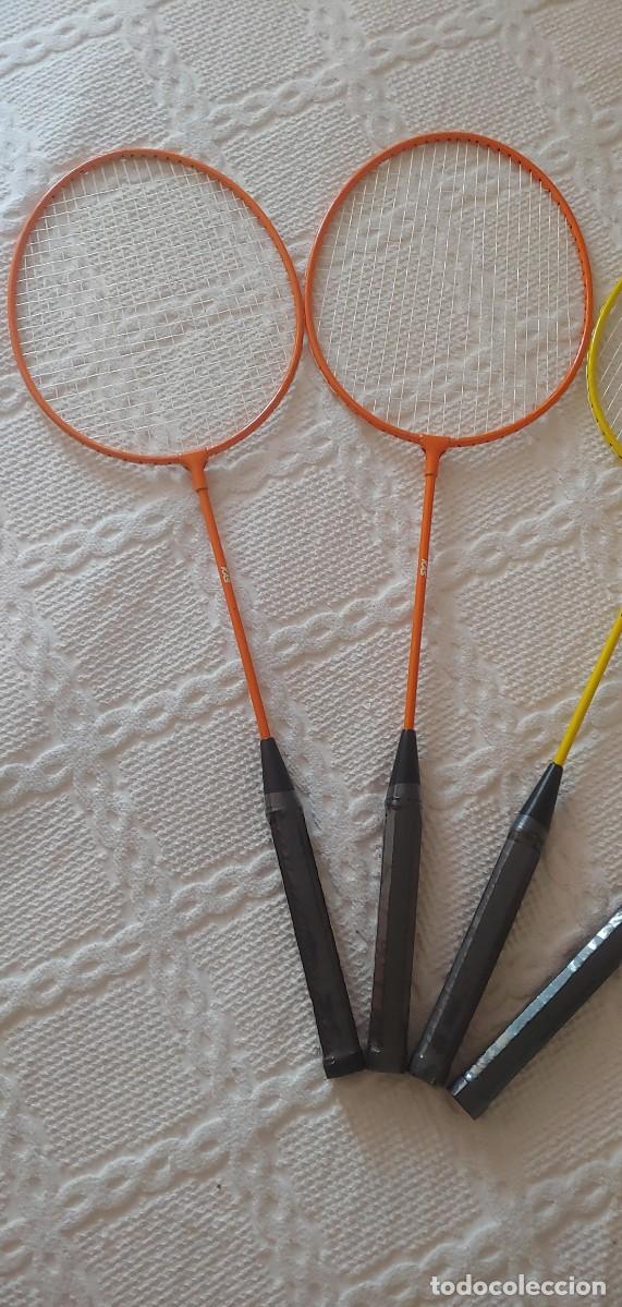 Coleccionismo deportivo: 4 Raquetas badminton de KAS. - Foto 2