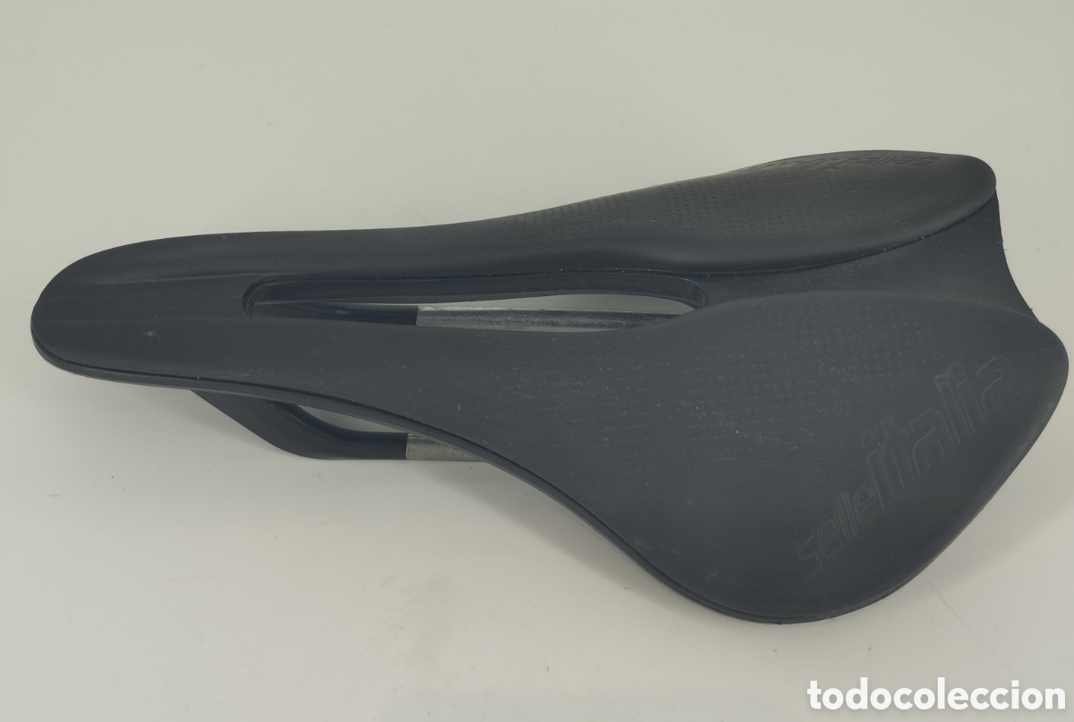 Coleccionismo deportivo: Sill&iacute;n bicicleta selle Italia. - Foto 4