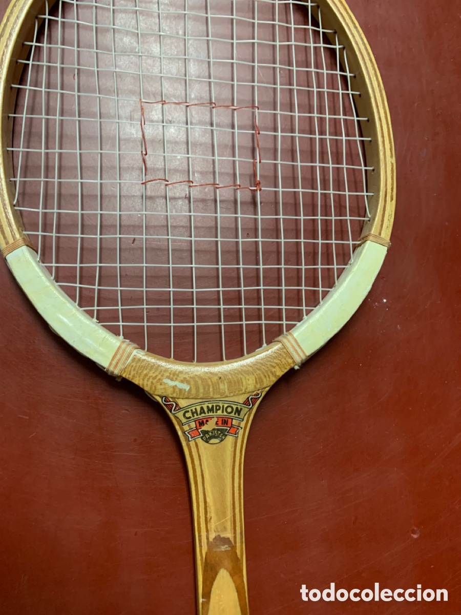 Coleccionismo deportivo: Antigua raqueta de tenis - Foto 2
