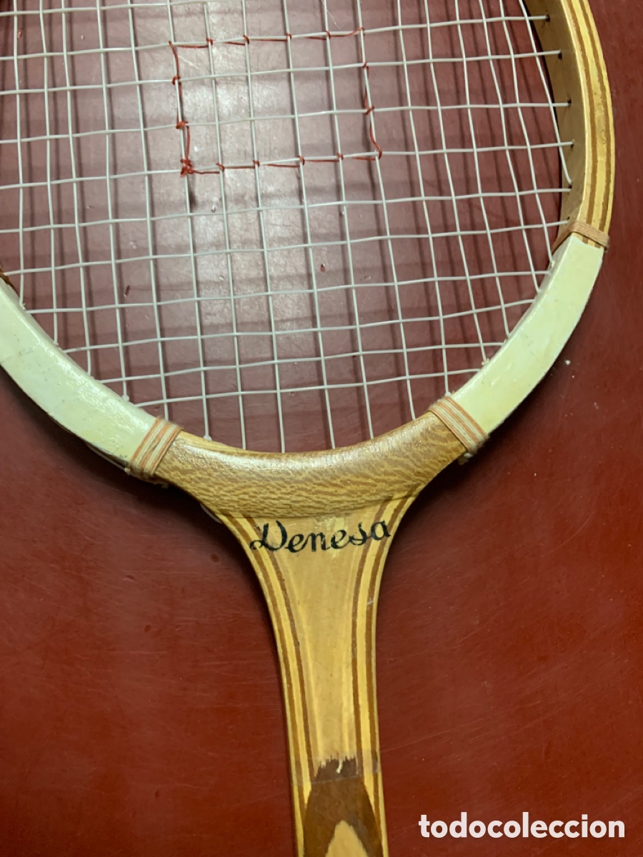 Coleccionismo deportivo: Antigua raqueta de tenis - Foto 3