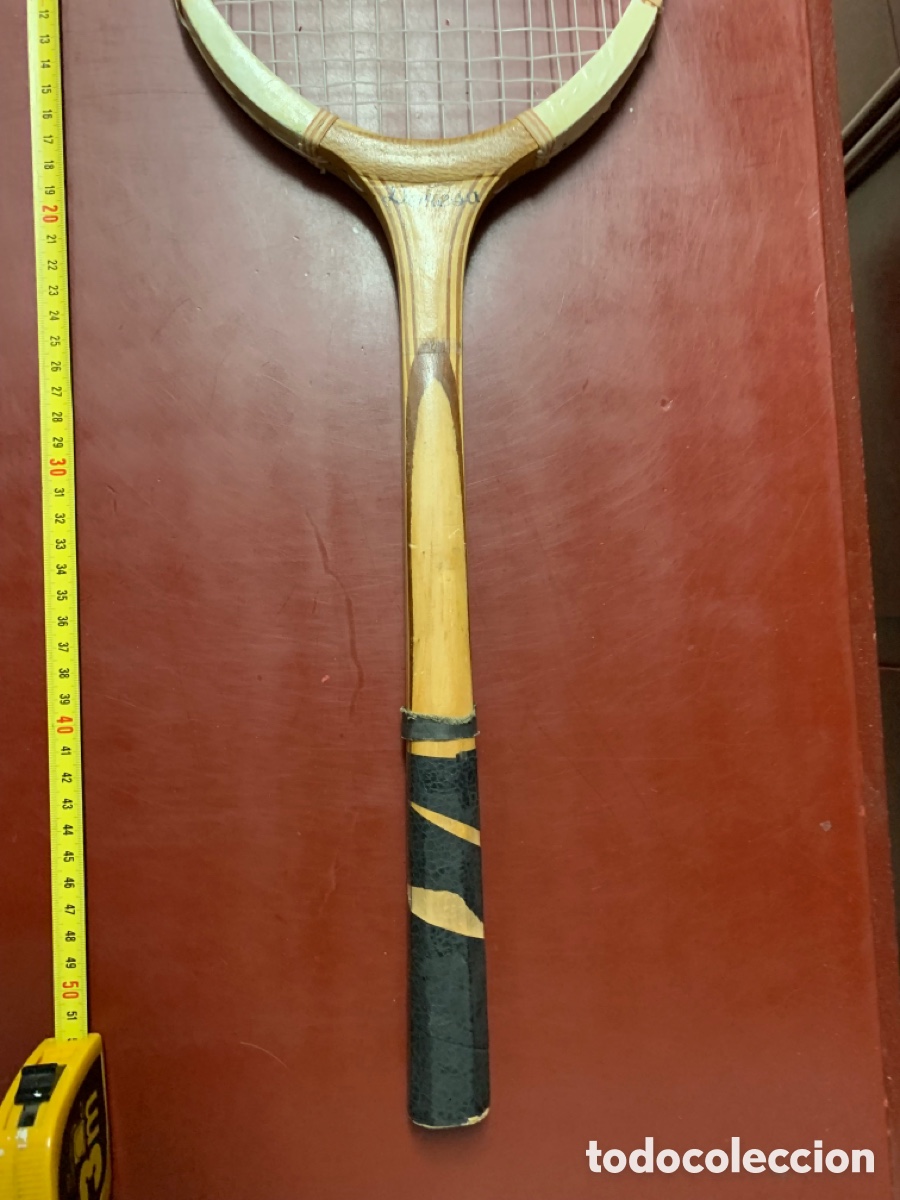 Coleccionismo deportivo: Antigua raqueta de tenis - Foto 4
