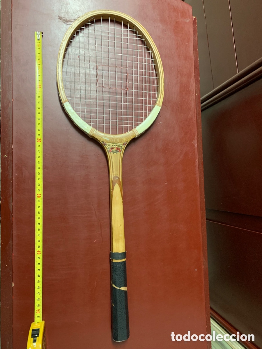 Coleccionismo deportivo: Antigua raqueta de tenis - Foto 1