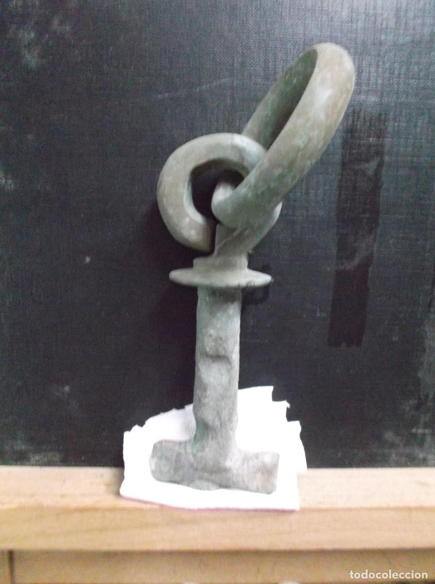 Collezionismo sportivo: UTIL DE PESCA (?&iquest;) METAL DORADO PEQUE&Ntilde;O (BRONCE)