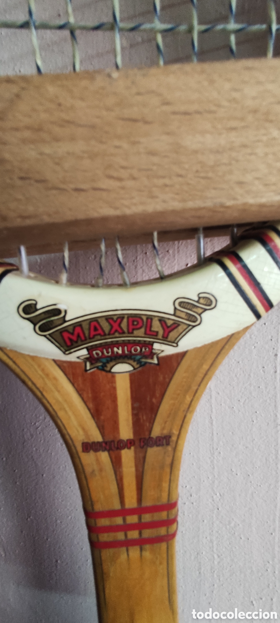 Coleccionismo deportivo: ANTIGUA RAQUETA DUNLOP - Foto 5