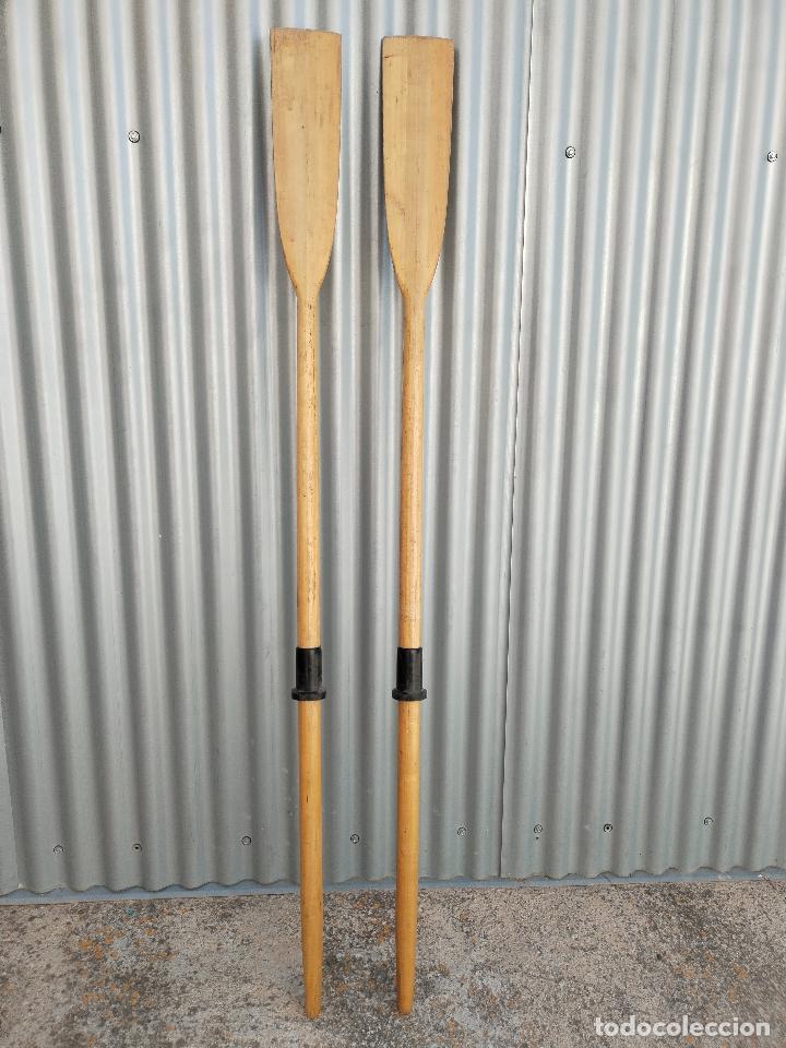Collezionismo sportivo: 2 remos de madera bruna ss torre de greco inai