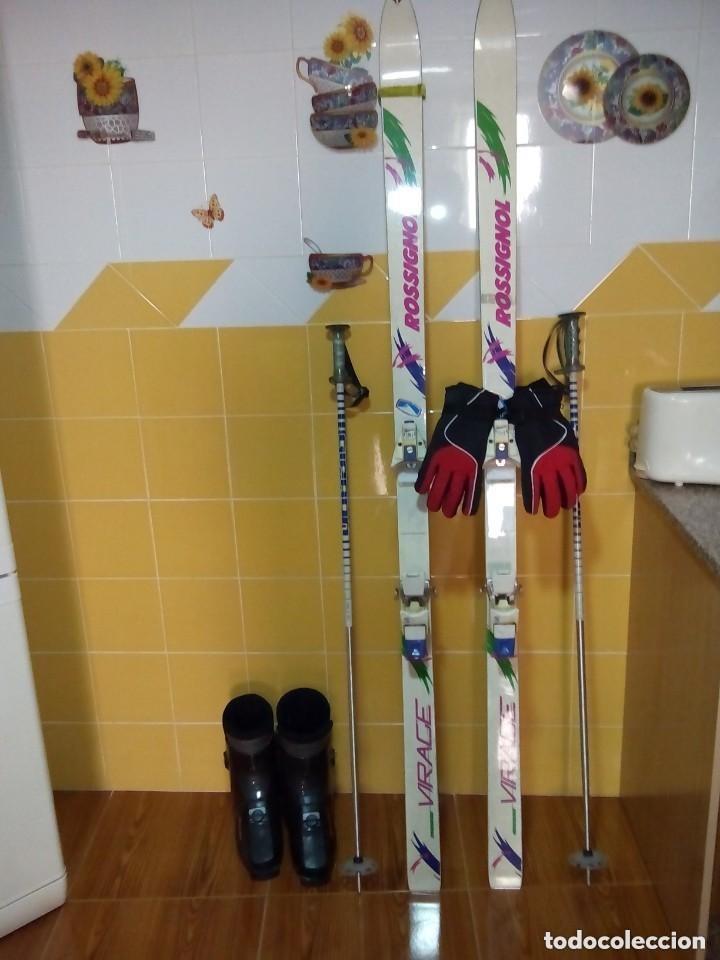 Coleccionismo deportivo: ESQUI,BOTAS Y GUANTES - ROSSIGNOL-VIRACE - Foto 3