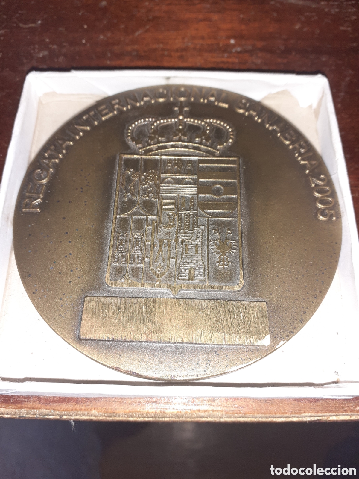 Collectionnisme sportif: PIRAGUISMO. GRAN MEDALLA EN BRONCE. 8 CM. REGATQ INTERNACIONAL SANABRIA 2005 (ZAMORA)